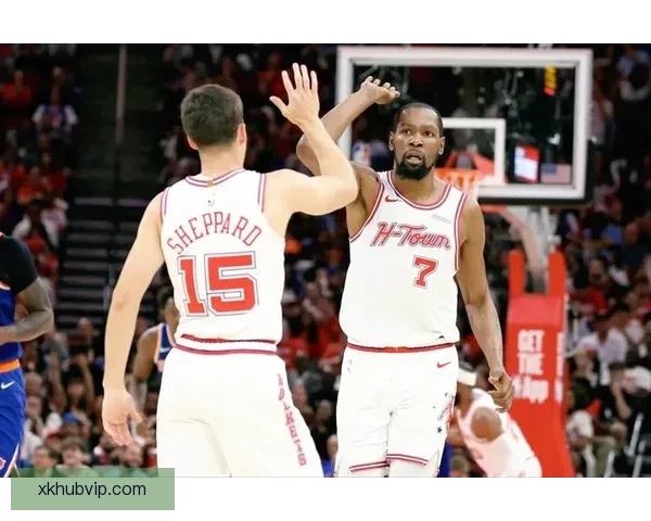 杜兰特豪取27分领火箭大胜尼克斯队友狂喜庆祝气氛沸腾